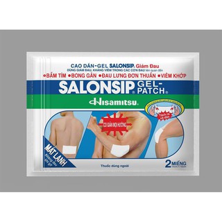 SALONSIP-CAO DÁN LẠNH, LÀM LẠNH, GIẢM SƯNG