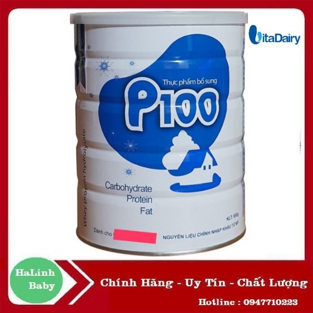 Sữa P100 900g trên 6 tháng