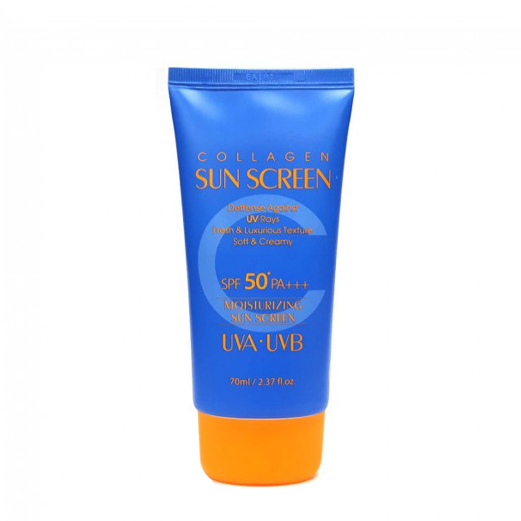 Kem chống nắng 3W Clinic Collagen Sunscreen SPF 50+ PA+++ 70 ml - XANH