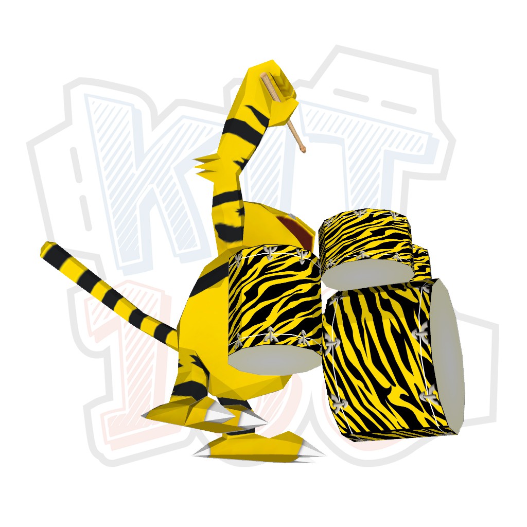 Mô hình giấy Anime Game Pokemon Electabuzz