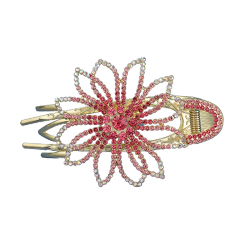 Kẹp Tóc Hình Hoa Và Bướm Bằng Hợp Kim Cỡ Lớn Cho Trang Trí Tóc Barrett