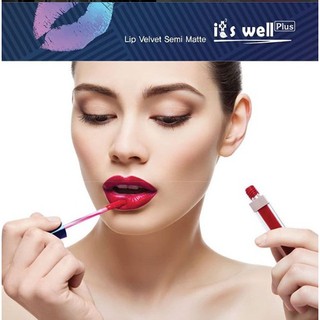 Son Kem Lì It's Well Plus Lip Velvet Semi Matte
