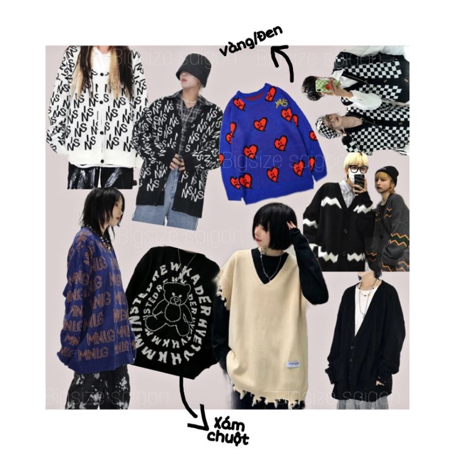 [ORDER] KHOÁC CARDIGAN BIGSIZE NHIỀU MẪU