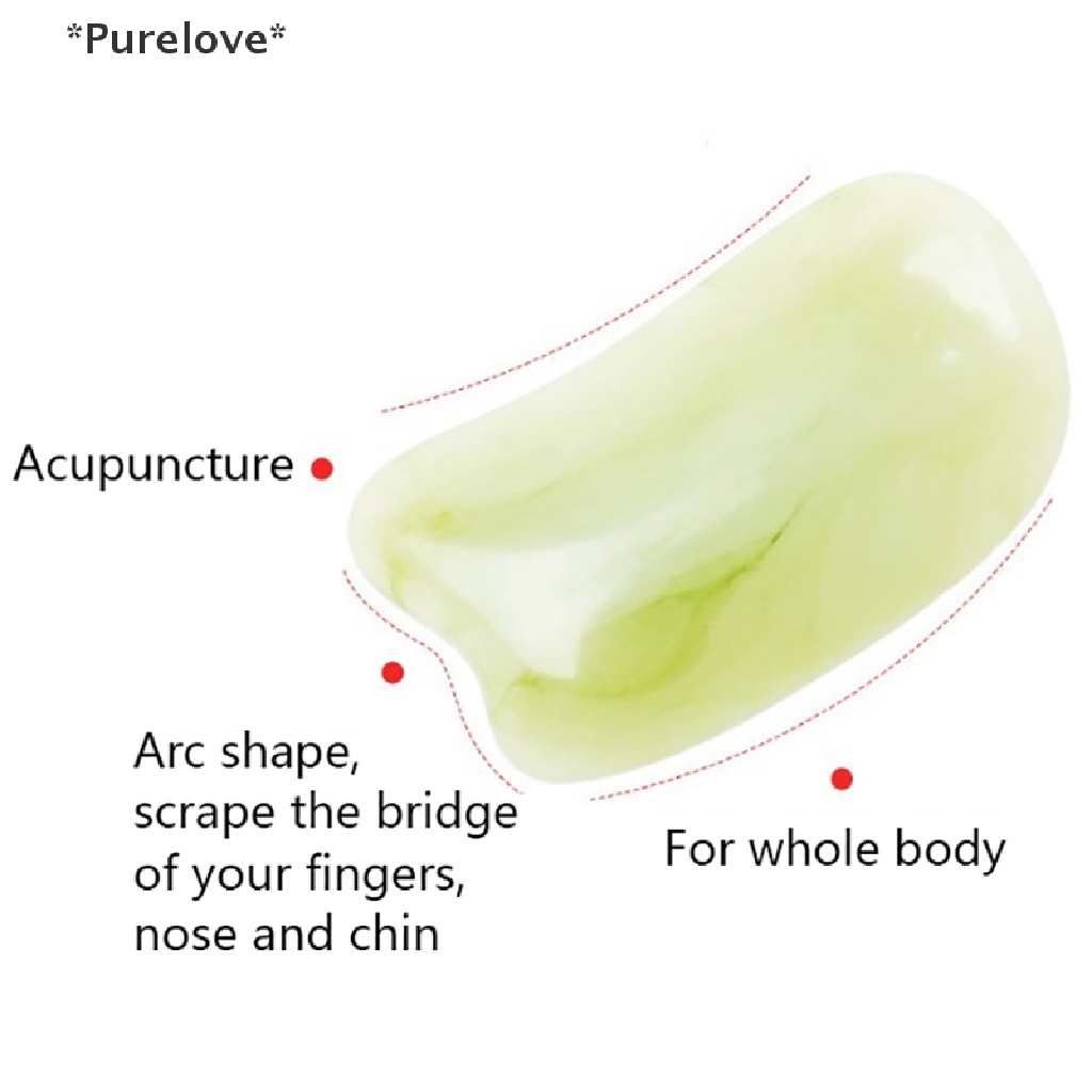 1 Dụng Cụ Cạo Gua Sha Bằng Nhựa Resin Tự Nhiên Chăm Sóc Sức Khỏe