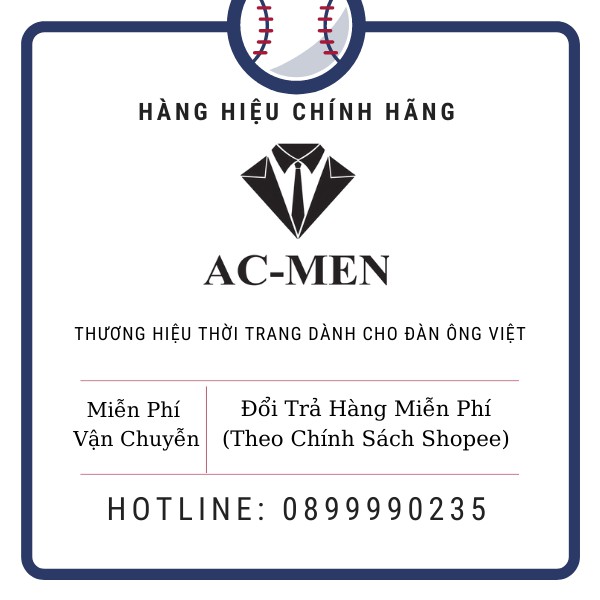 Áo Thun Nam Cổ Tròn AC MEN Tay Ngắn, Trẻ Trung, Họa Tiết Chữ STAD