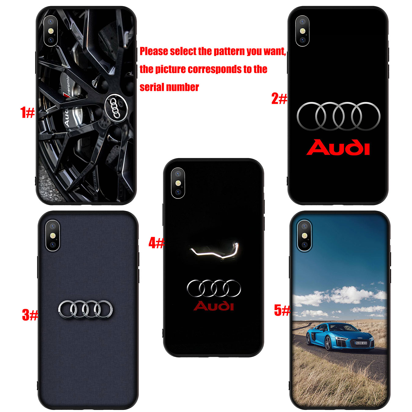 Ốp Điện Thoại Silicon Mềm Hình Logo Xe Hơi Audi Cho Samsung Galaxy A9 A8 A7 A6 Plus J8 2018 + A21s A70 M20 A6 + A8 + 6plus