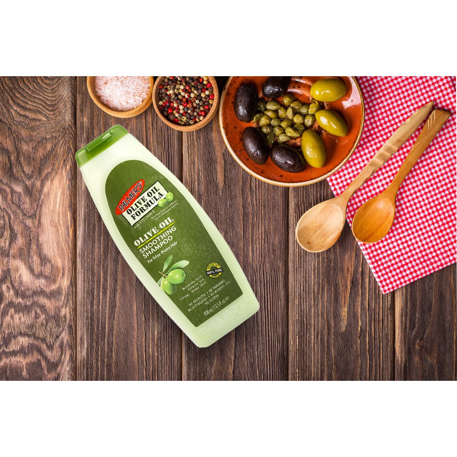 Palmer's Dầu gội dưỡng tóc suôn mượt Olive Oil Formular Smoothing Shampoo 400ml