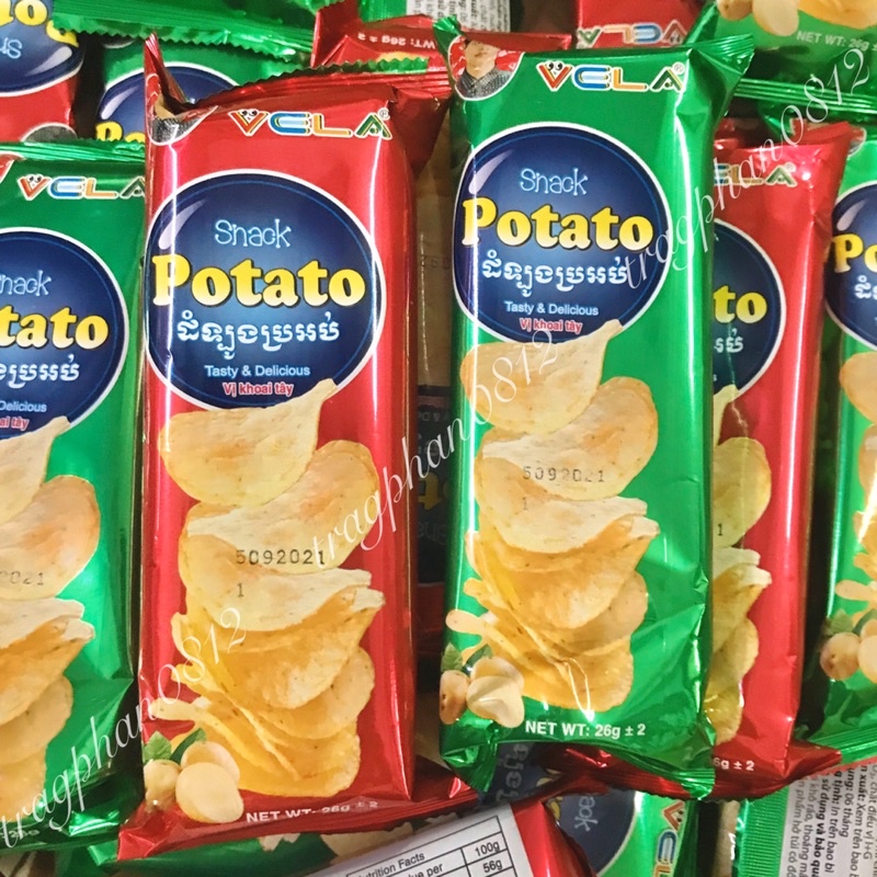 Snack Potato vị khoai tây Vela (gói 26g)
