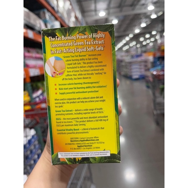 Đủ Bill Mỹ + Air - Viên Giảm Cân Green Tea Hộp 200Viên