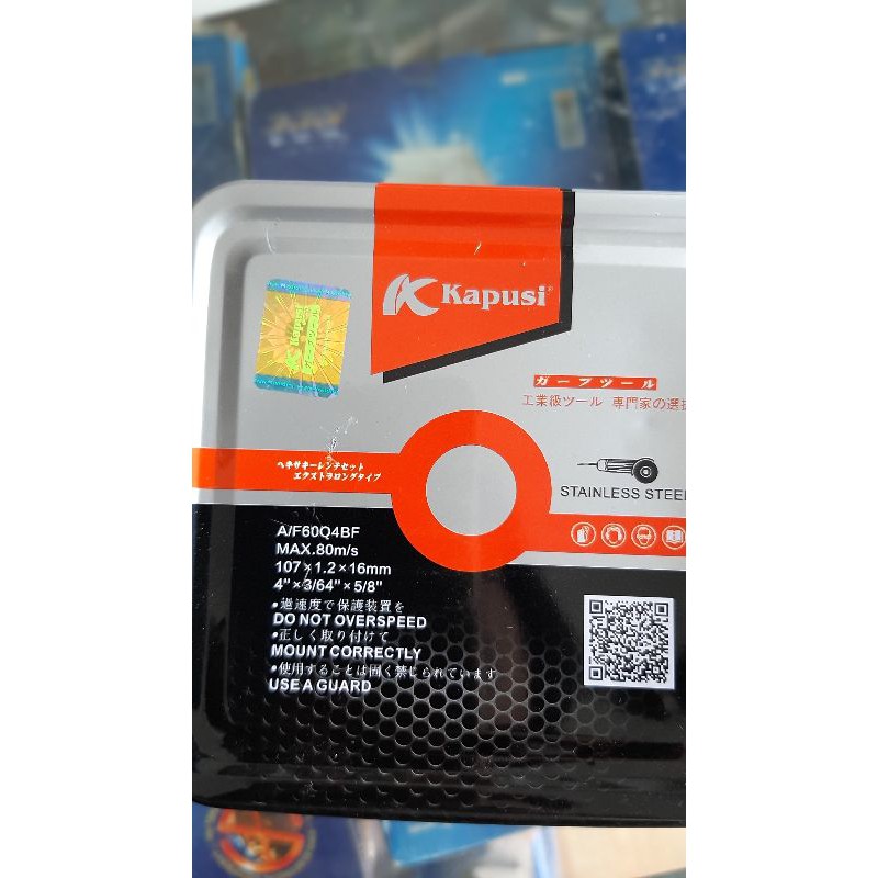 Set 50 viên đá cắt sắt inox 1 tấc KAPUSI NHẬT BẢN