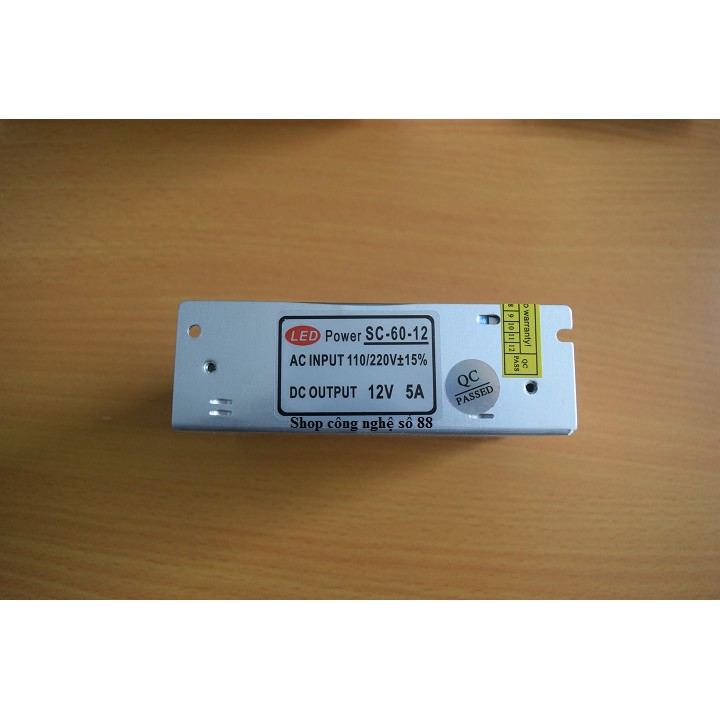 [Nhập mã ELMI01 giảm 10%]Nguồn Tổ Ong 12V 5A Chuyên Dùng Cho Camera Và Đèn | BigBuy360 - bigbuy360.vn