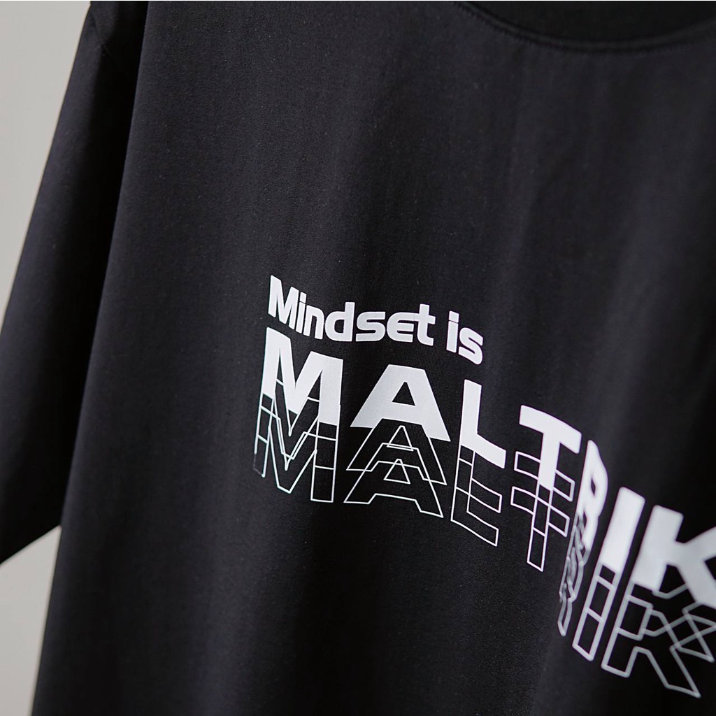 Áo phông unisex MALTRIK Mindset nam nữ form rộng áo thun basic chất cotton thoáng mát có size lớn cho người Bigsize