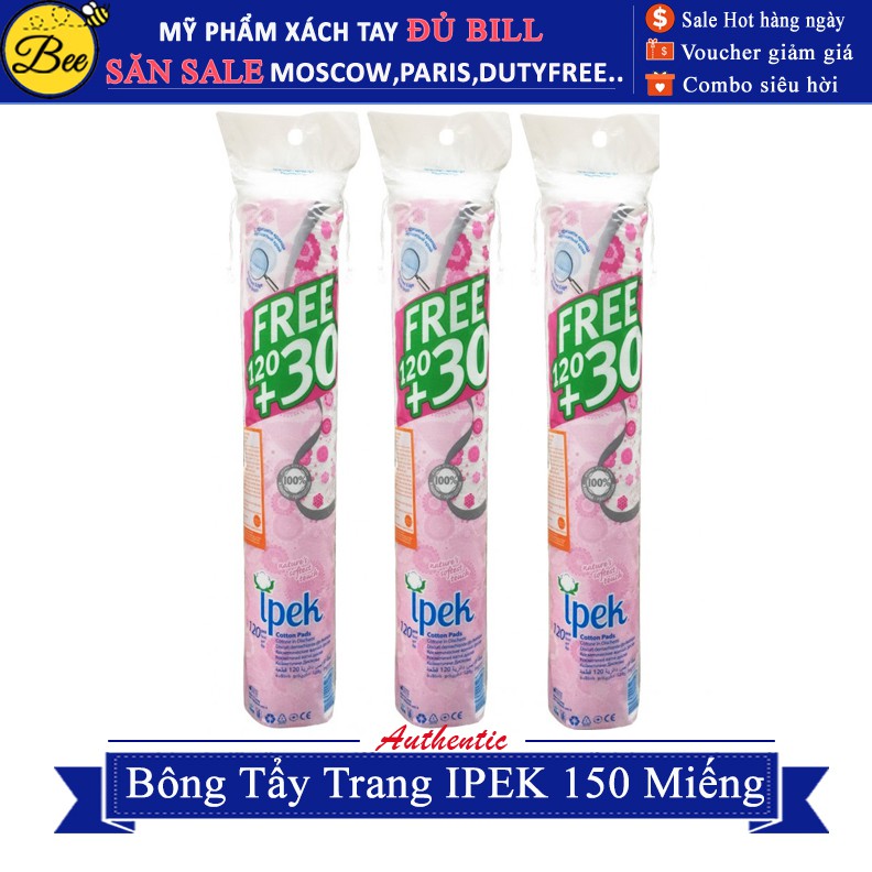 Bông Tẩy Trang IPEK 150 Miếng