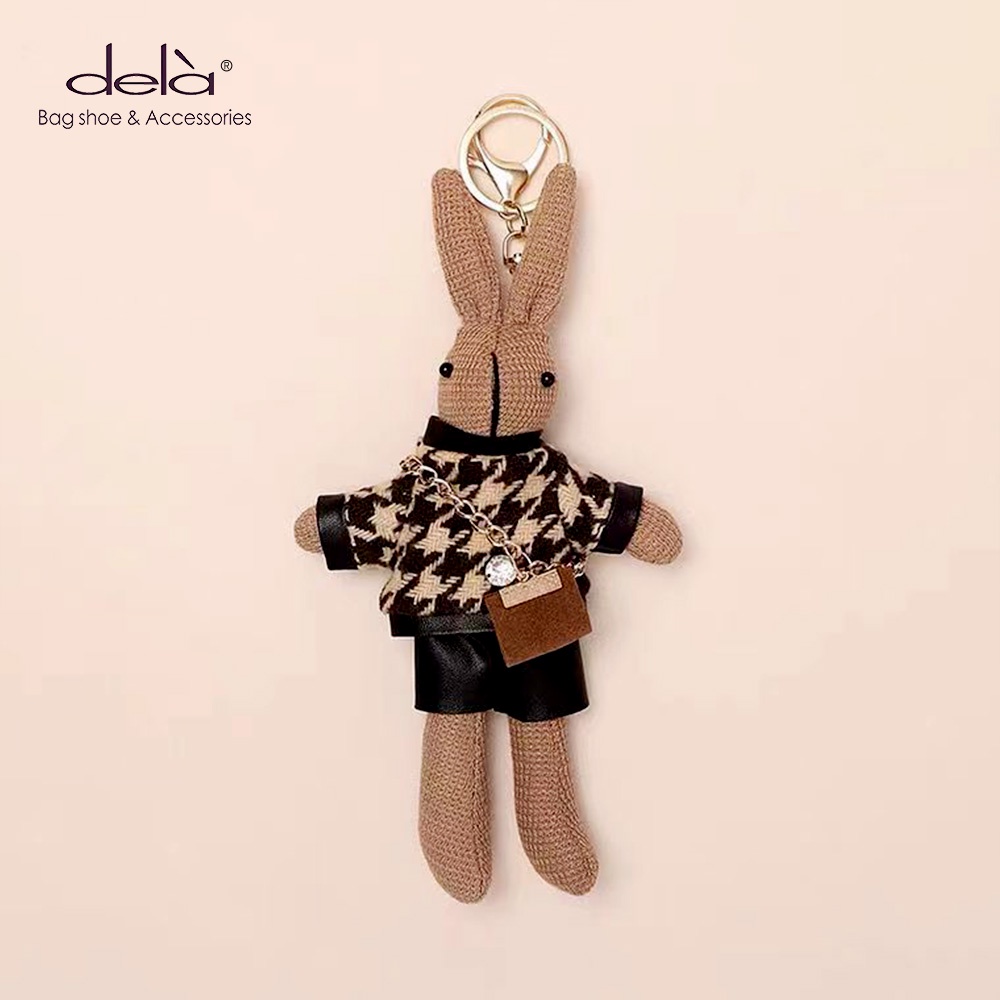 Dela Phụ Kiện Móc Khóa Hình Thỏ Dễ Thương Xinh Xắn