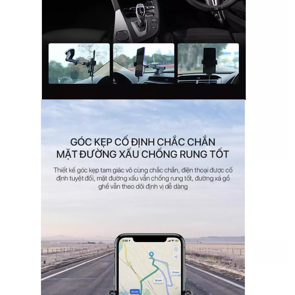 giá để điện thoại trên ô tô,Giá đỡ điện thoại trên Oto (hộp Xanh) (K001)