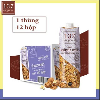 [CHÍNH HÃNG] Combo 2 hộp sữa: Óc chó truyền thống + Hạnh nhân truyền thống 137 DEGREES loại 1000ml