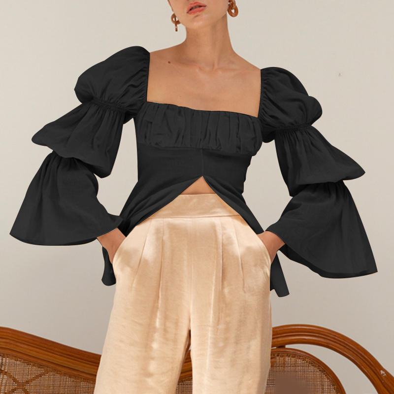  Áo Nữ Thời Trang CELMIA Tay Dài Cổ Vuông Duyên Dáng Cảm | BigBuy360 - bigbuy360.vn