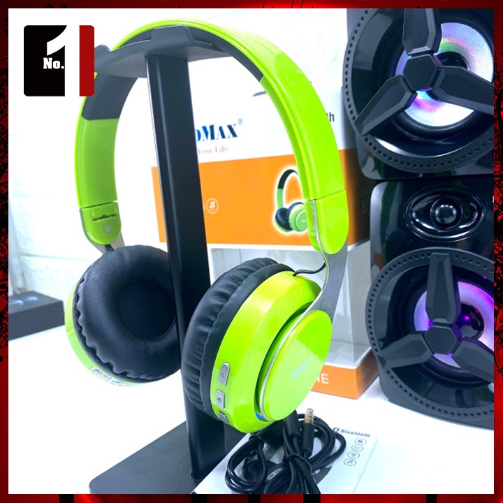 Tai Nghe Headphone Chụp Tai Chính Hãng SOUNDMAX BT100 Tai Nghe Nhạc Điện Thoại Úp Tai Không Dây