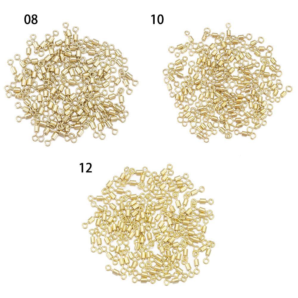 MUVAKO Bộ 100 Móc Nối Số 8 Chuyên Dụng Cho Cần Câu Cá# 10# 12# Vòng Bi Chất Lượng Cao Chuyên Dụng