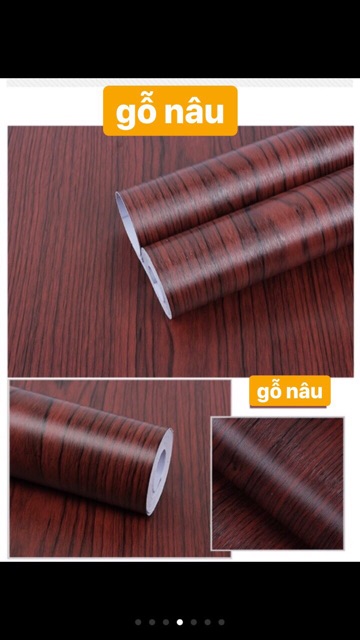 [Mã LIFEHLDEC giảm 10% đơn 99k] Giấy dán tường giả gỗ cuộn 10met dài .khổ rộng 45cm | BigBuy360 - bigbuy360.vn