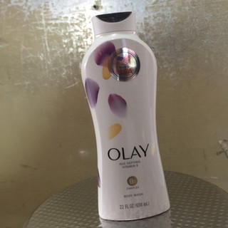 Sữa tắm Olay Tím Olay Age Defying with Vitamin E - 650ml (Mẫu mới )