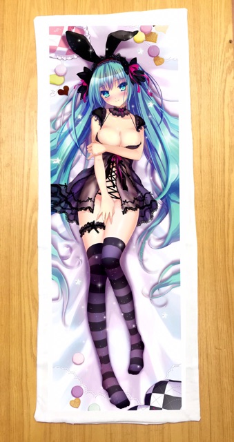 Gối ôm hatsune miku dài 1m x 40cm ruột bông hàn quốc