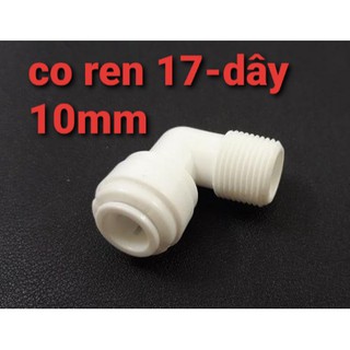 Co nối nhanh 1 đầu ren 17 ra dây 10mm