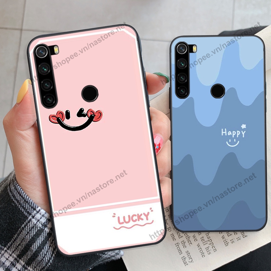 Ốp lưng Xiaomi Redmi Note 8 / Note 8 Pro mặt cười, họa tiết caro đơn giản đẹp cute