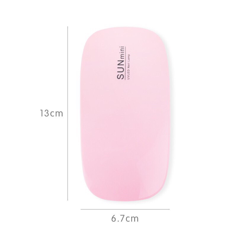 Máy hơ gel SUN MINI bỏ túi chuyên dùng cá nhân làm móng tay, máy hơ nail, base top gel,...