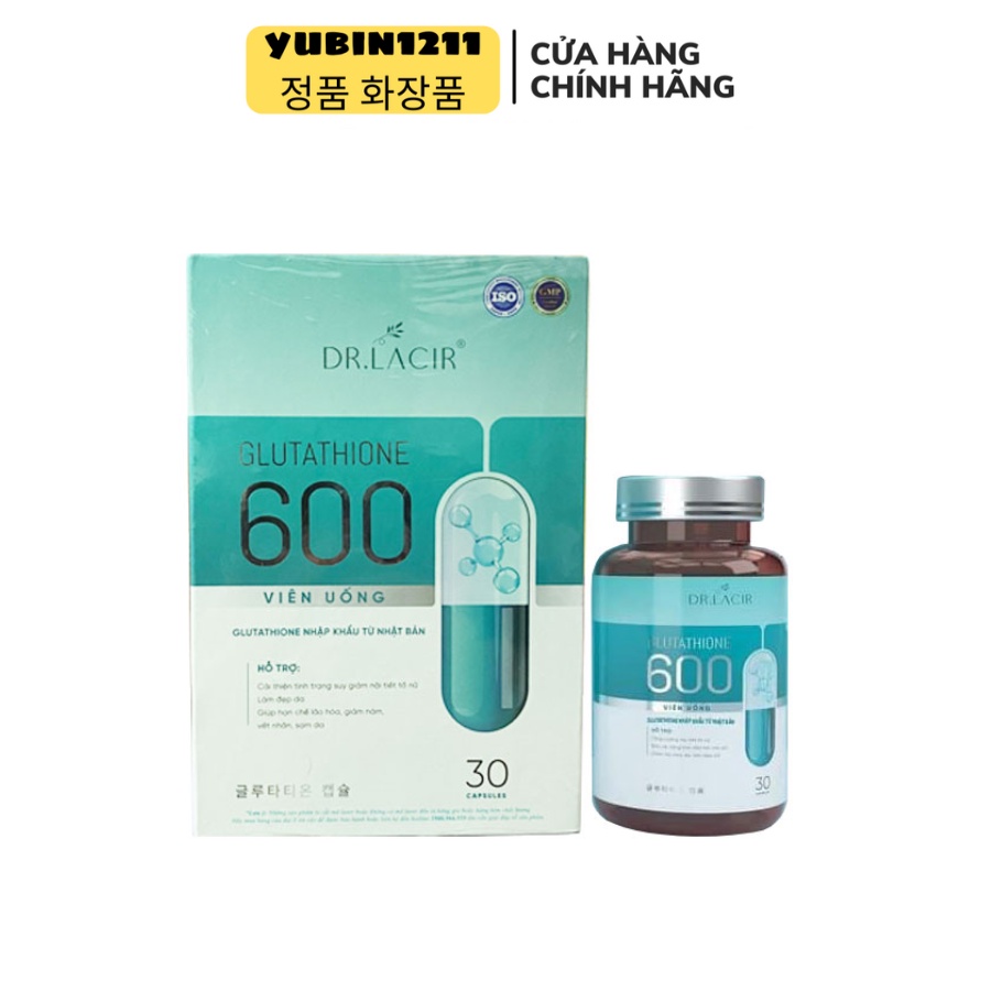 Glutathione 600 Dưỡng Trắng Da Mờ Nám