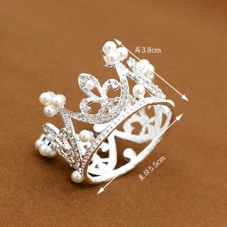 Trang trí vương miện nhỏ bạc