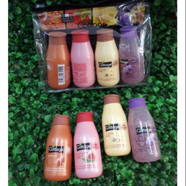 Set tắm du lịch Cotage 4 mùi