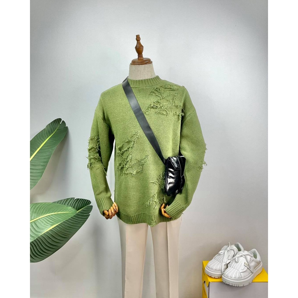 Áo Len Sweater Xước