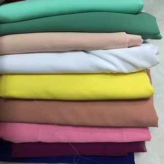 Vải cát 8 màu có co dản