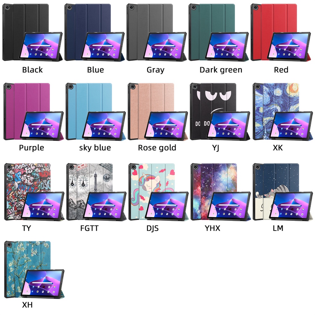 Ốp Lưng Da PU Cho Lenovo Tab M10 Plus Gen3 10.6 Inch TB-125F 128F Xiaoxin Pad 2022