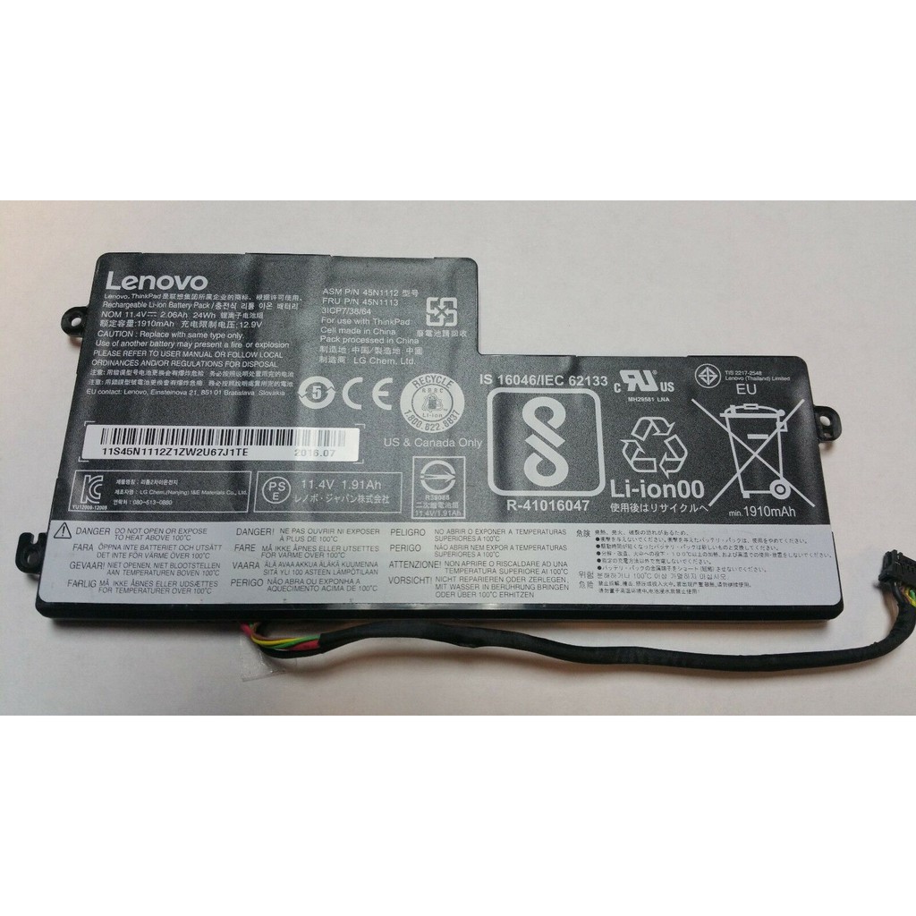 Pin Laptop ThinkPad X240 T440 T450 X250 X260 T460