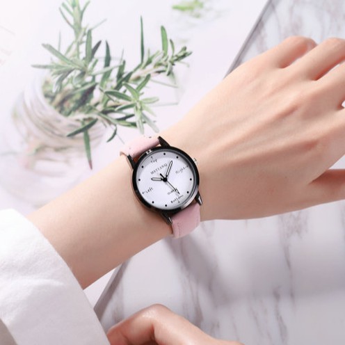 Đồng hồ thời trang nữ Mstianq MS44 dây da lộn cực đẹp, kiểu dáng cá tính | BigBuy360 - bigbuy360.vn