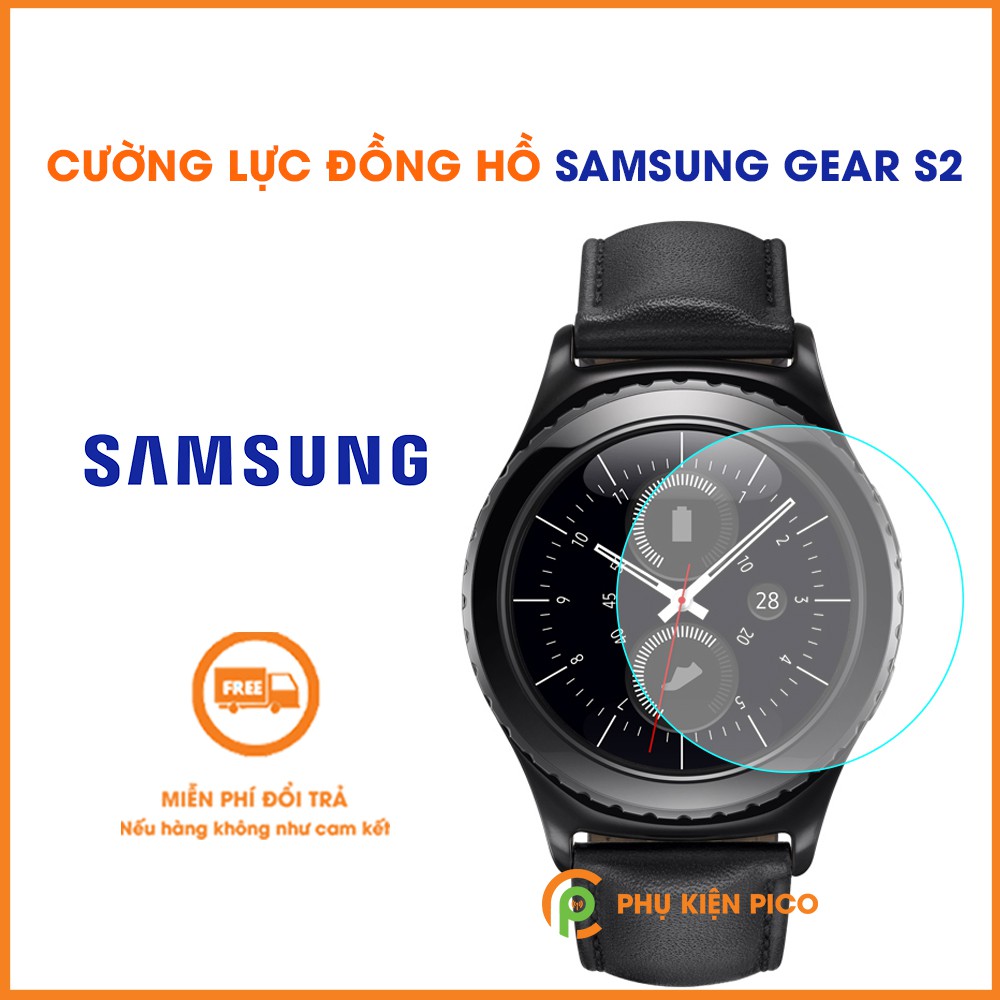 Cường lực Samsung Gear S2 trong suốt - Dán màn hình đồng hồ Samsung Gear S2 chống xước bảo vệ màn hình