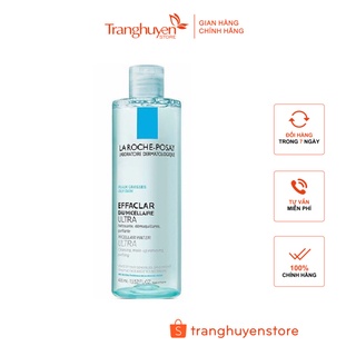 Nước làm sạch sâu tẩy trang cho da dầu nhạy cảm La Roche-Posay Micellar Water Ultra Oily Skin