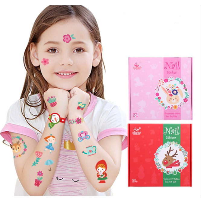 MIẾNG DÁN MÓNG TAY VÀ HÌNH SĂM AN TOÀN CHO BÉ