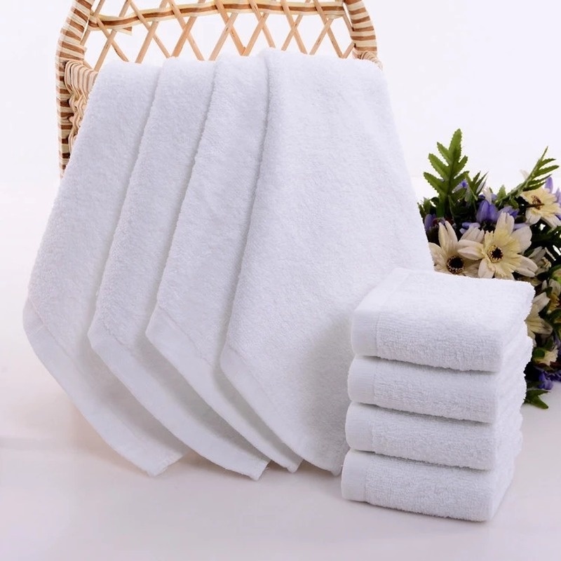 1 Khăn Vuông Màu Trắng Đa Năng Dùng Lau Chùi Nhà Bếp/ Phòng Tắm/ Nhà Bếp