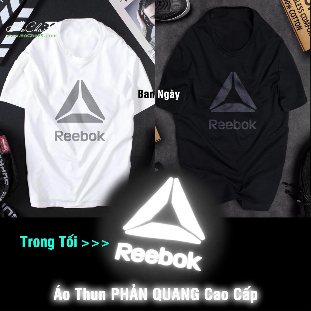 [ FREE SHIP ] Áo thun Unisex Phản Quang Cao Cấp | REEBOK - Cotton 4c Siêu Mềm Mịn (Không đúng Cotton đền tiền tặng áo)