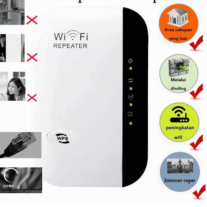 ❇ Thiết bị lặp sóng WiFi 300Mbps RM1 ➻ | BigBuy360 - bigbuy360.vn