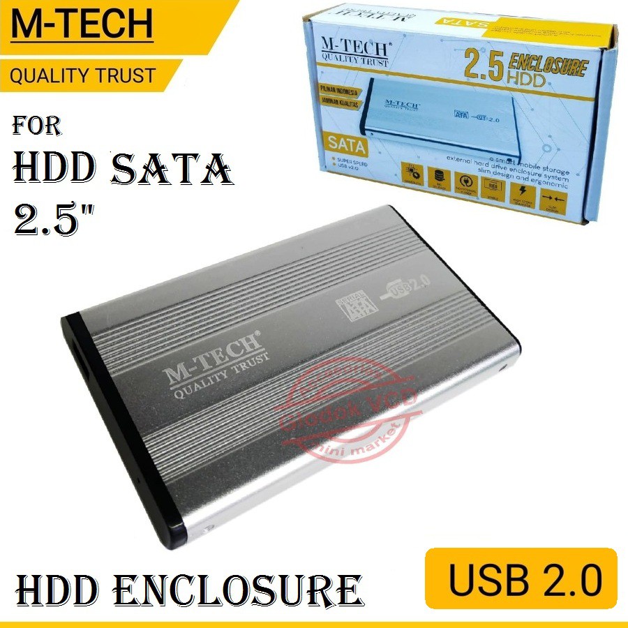 Hộp Đựng Ổ Cứng M-Tech Hdd 2.5 "Sata Usb 2.0 Vỏ | BigBuy360 - bigbuy360.vn