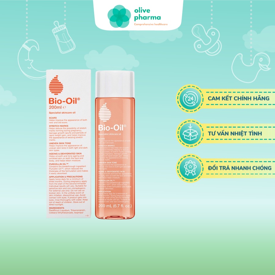 [Chính hãng] Dầu thoa Bio Oil giúp mờ sẹo và giảm rạn da hiệu quả