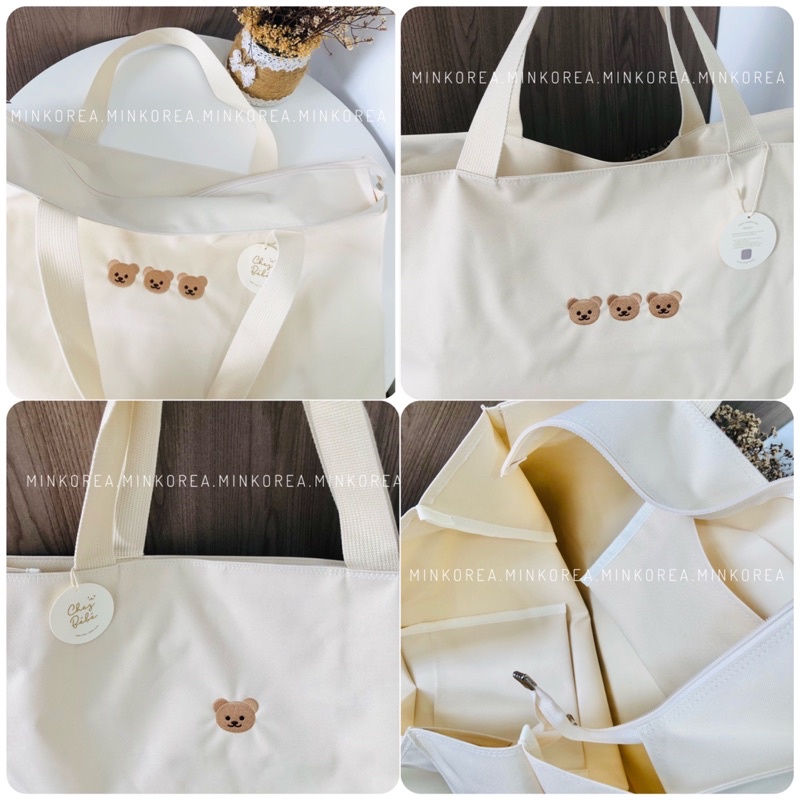 TÚI ĐỰNG ĐỆM GẤP GỌN, GỐI NẰM, CHĂN CHÍNH HÃNG CHEZBEBE -  MADE IN KOREA