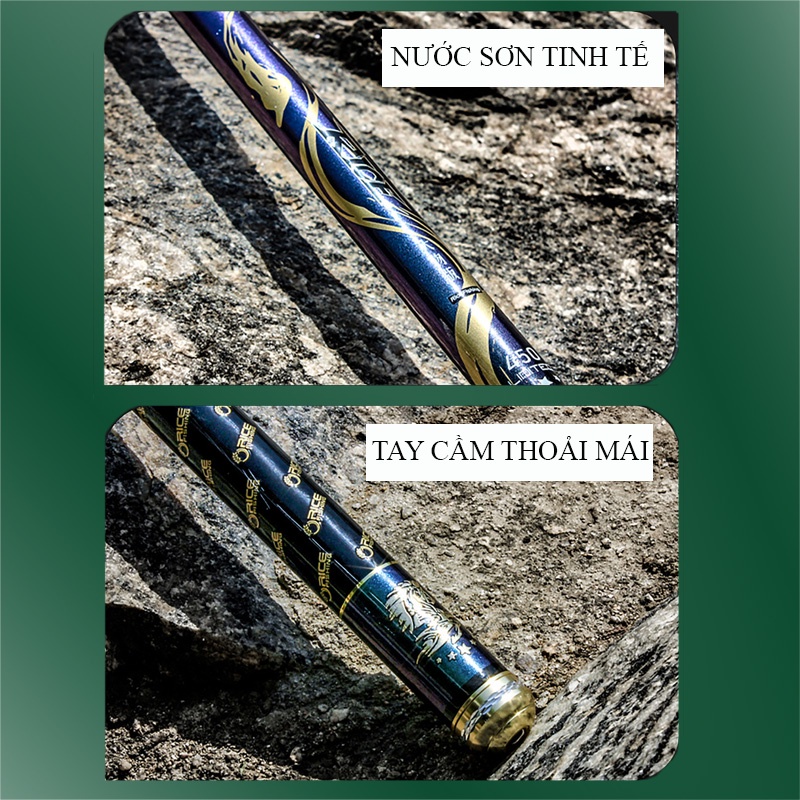 Cần Câu Tay Rice Fishing Đại Mã siêu nhẹ, siêu cứng chuyên săn hàng CC-19