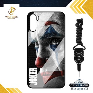 Ốp lưng kính cường lực OPPO A91/F15/Reno 3 in hình Joker Harley Quinn -Tặng kèm dây đeo điện thoại