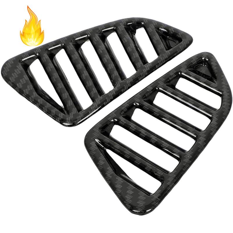 Miếng Dán Viền Máy Điều Hòa Xe Hơi Bằng Sợi Carbon Cho Nissan Navara NP300 2016-2019
