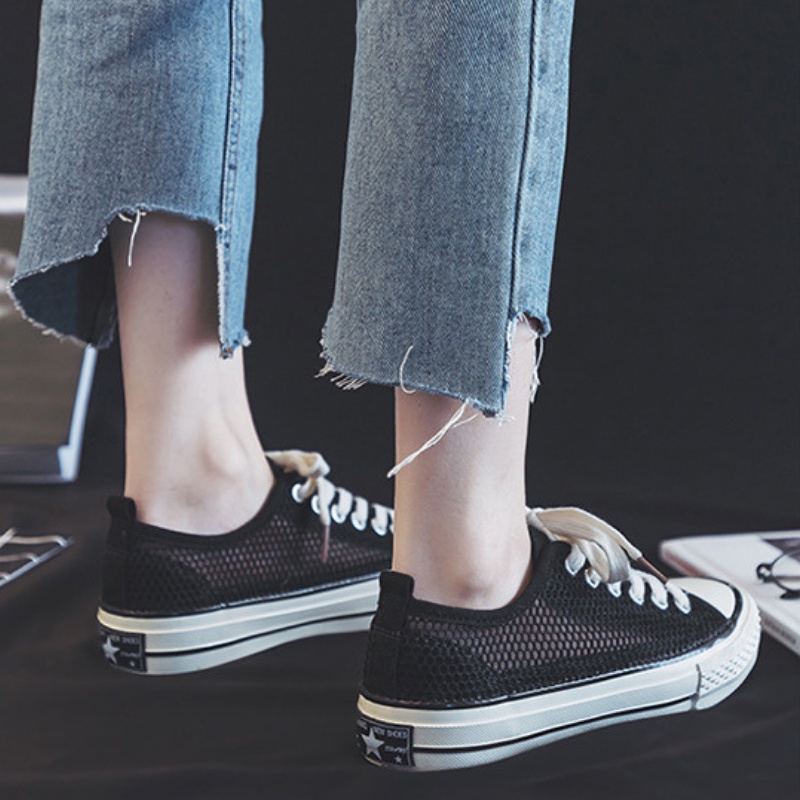 Giày thể thao nữ ulzzang lưới thoáng khí mùa hè vải cao cấp hot 2023 Top Shoes Size 36-40 (026)